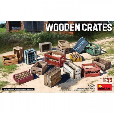 [ܼ] BE35651 [Miniart] BE35651 1/35 Wooden Crates