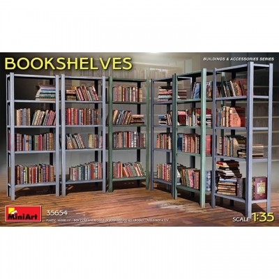 [ܼ] BE35654 [Miniart] BE35654 1/35 Bookshelves