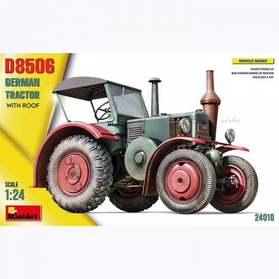 [ܼ] BE24010 [Miniart] BE24010 1/24 German Tractor D8506 w/Roof