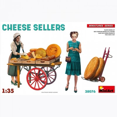 [ܼ] BE38076 [Miniart] BE38076 1/35 Cheese Sellers