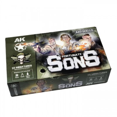 [ܼ] CAKFS0010 [AK interactive] CAKFS0010 28mm/30mm scale FORTUNATE SONS 101ST AIRBORNE DIVISION 10 MINIATURES(̵)