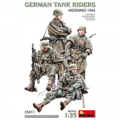 [ܼ] BE35411 [Miniart] BE35411 1/35 German Tank Riders (Ardennes 1944)