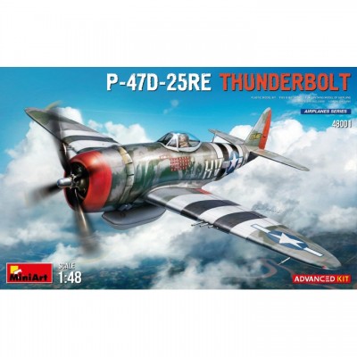 [ܼ] BE48001 [Miniart] BE48001 1/48 P-47D-25RE Thunderbolt Advanced Kit