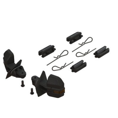 [ܼ] ARA480062 [ARRMA] ARA480062 Wing mirror and door handle set