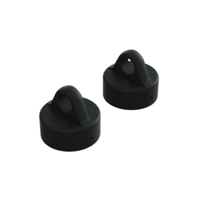[ܼ] ARA330768 [ARRMA] ARA330768 Aluminum Shock Cap, Black (2)