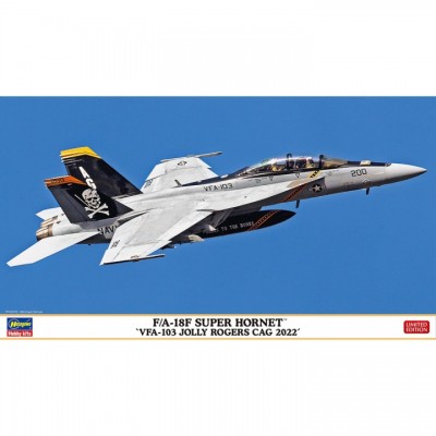 [ܼ] BH02458 [Hasegawa] BH02458 1/72 F/A-18F Super Hornet VFA-103 Jolly Rogers CAG 2022