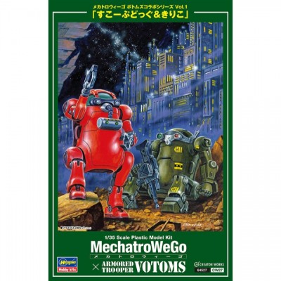 [ܼ] BH64527 [Hasegawa] BH64527 1/35 CW27 Mechatro Wego Votoms Collaboration Series Vol.1 Scopedog & Chirico
