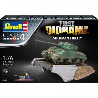 [ܼ] BV3299 [Revell Gmbh] BV3299 1/76 First Diorama Set - Sherman Firefly
