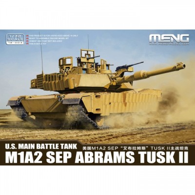 [ܼ] CE72-003 [Meng] CE72-003 1/72 M1A2 SEP Abrams TUSK II