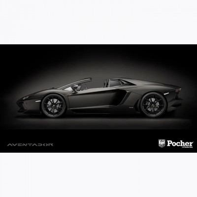 [���ܼ�] BBPHK121F [Pocher] BBPHK121F 1/8 Lamborghini Aventador roadster LP700-4 - Black