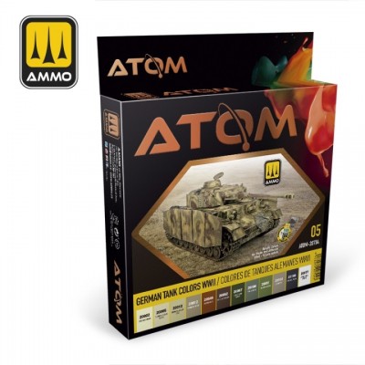[ܼ] CG20704 [MIG AMMO] CG20704 ATOM German Tank Colors WWII Set