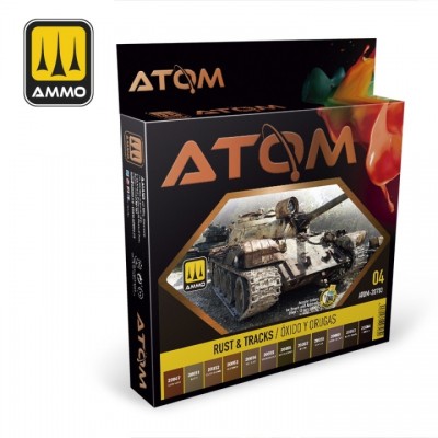 [ܼ] CG20703 [MIG AMMO] CG20703 ATOM Rust & Tracks Set