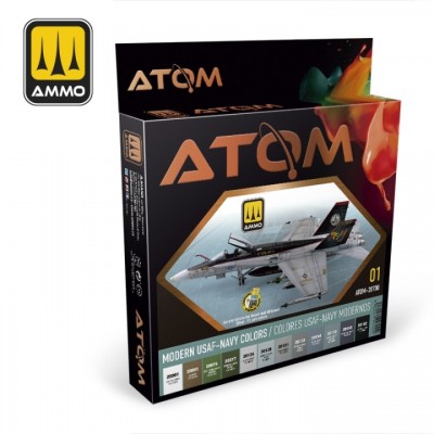 [ܼ] CG20700 [MIG AMMO] CG20700 ATOM Modern USAF-NAVY Colors Set
