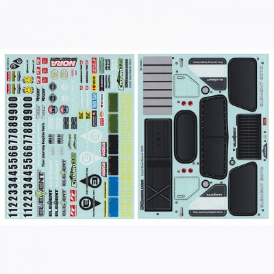 [ܼ] AA41140 [TEAM ASSOCIATED] AA41140 Enduro 12, Ecto Decal Sheet