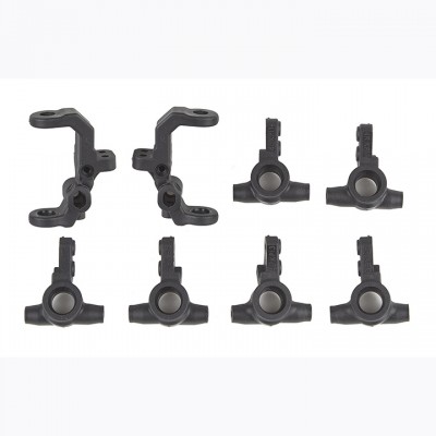 [ܼ] AA92415 [TEAM ASSOCIATED] AA92415 RC10B7 FT Caster and Steering Blocks, carbon