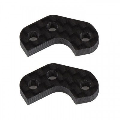 [ܼ] AA92470 [TEAM ASSOCIATED] AA92470 RC10B7 FT Caster Block Link Mount Set, -3mm, carbon fiber