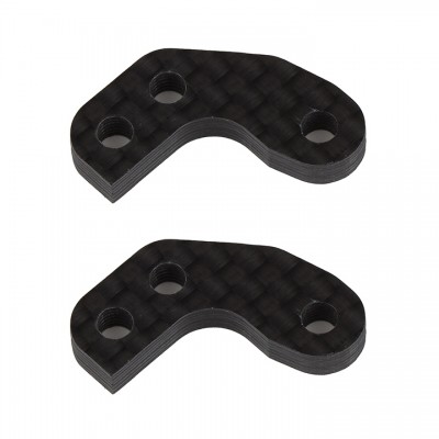 [ܼ] AA92466 [TEAM ASSOCIATED] AA92466 RC10B7 FT Caster Block Link Mount Set, 1mm, carbon fiber