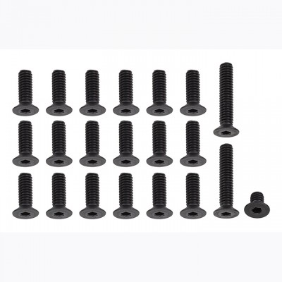 [ܼ] AA6316 [TEAM ASSOCIATED] AA6316 RC10CC 8-32 Screw Set, black