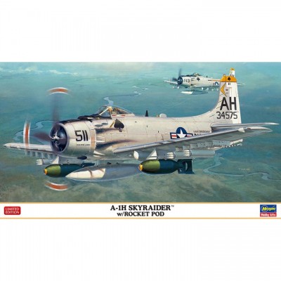 [���ܼ�] BH02466 [Hasegawa] BH02466 1/72 A-1H Skyraider w/Rocket Pod