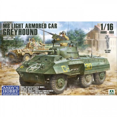 [ܼ] CDAHHQ-008 [Takom] CDAHHQ-008 1/16 M8 Greyhound US Light Armored Car