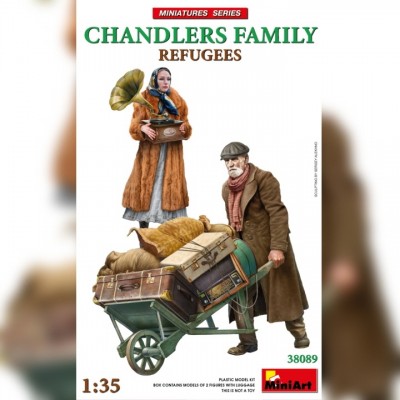 [ܼ] BE38089 [Miniart] BE38089 1/35 Refugees.Chandlers Family