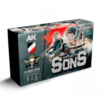 [ܼ] CAKFS0020 [AK interactive] CAKFS0020 28mm/30mm scale FORTUNATE SONSPANZERGRENADIER DIVISION