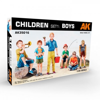 [ܼ] CAK35016 [AK interactive] CAK35016 1/35 CHILDREN SET 1