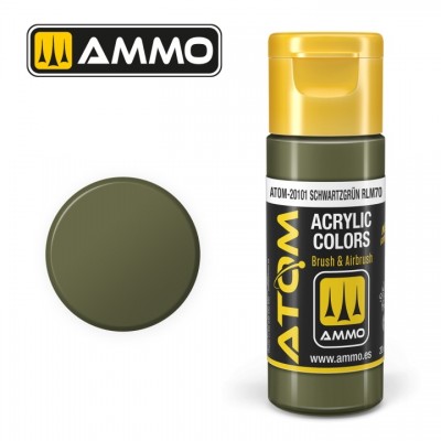 [���ܼ�] CG20101 [MIG AMMO] CG20101 ATOM COLOR Schwartzgr&252;n RLM70