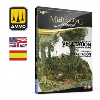 [ܼ] CG6254 [MIG AMMO] CG6254 MODELLING SCHOOL - How to use Vegetation in your Dioramas (Bilingual)