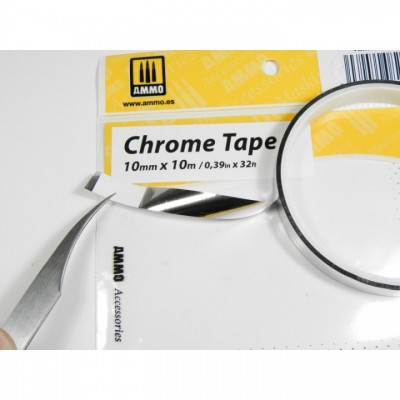 [ܼ] CG8253 [MIG AMMO] CG8253 Chrome Tape 10mm x 10M