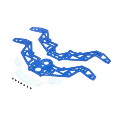 [���ܼ�] LOS211053 [TEAM LOSI] Chassis Plate Set, Blue: Mini LMT