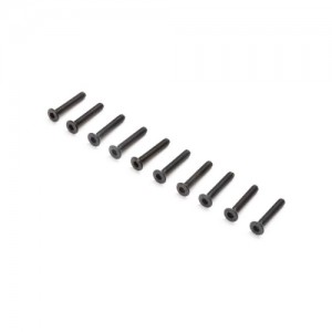 [TEAM LOSI] Flat Head Screws, M2x12mm (10) 