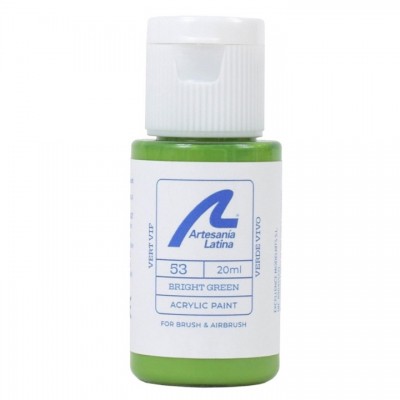 [ܼ] BA27753 [Artesania-Latina] BA27753 Water-Based Paint: Bright Green (20 ml)