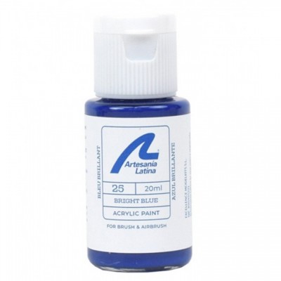 [ܼ] BA27725 [Artesania-Latina] BA27725 Water-Based Paint: Bright Blue (20 ml)