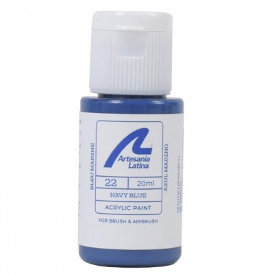 [ܼ] BA27722 [Artesania-Latina] BA27722 Water-Based Paint: Navy Blue (20 ml)