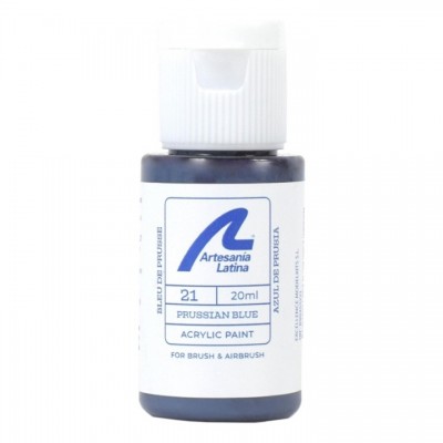 [ܼ] BA27721 [Artesania-Latina] BA27721 Water-Based Paint: Prussian Blue (20 ml)