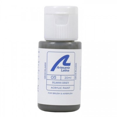 [ܼ] BA27705 [Artesania-Latina] BA27705 Water-Based Paint: Grey RLM66 (20 ml)