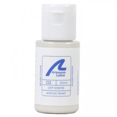[ܼ] BA27702 [Artesania-Latina] BA27702 Water-Based Paint: Off White (20 ml)