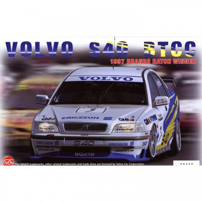 [ܼ] BPPN24034 [PLATZ] BPPN24034 1/24 Volvo S40 1997 BTCC Brands Hatch Winner