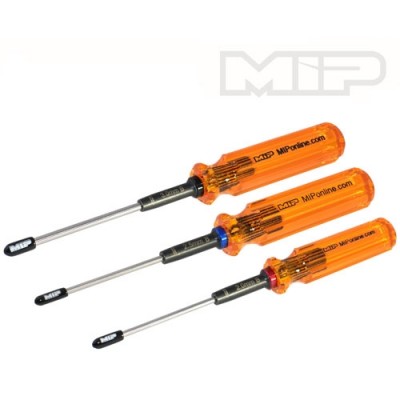 [ܼ] 9606 [MIP] 9606 - Hex Driver Ball Wrench Set Gen 2, Metric (3), 2.0mm, 2.5mm, & 3.0mm