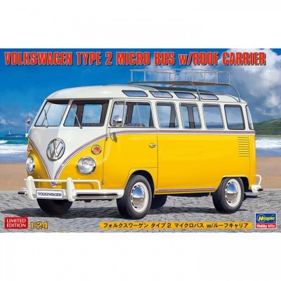 [ܼ] BH20689 [Hasegawa] BH20689 1/24 Volkswagen Type2 Microbus w/Roof Carrier