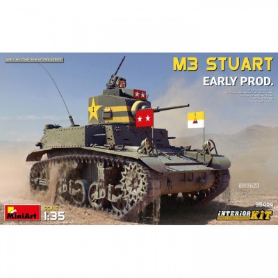 [ܼ] BE35404 [Miniart] BE35404 1/35 M3 Stuart Early Prod Interior Kit