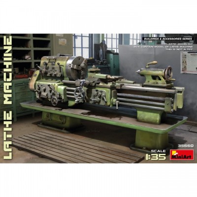 [ܼ] BE35660 [Miniart] BE35660 1/35 Lathe Machine