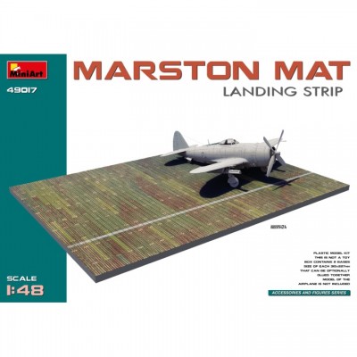 [���ܼ�] BE49017 [Miniart] BE49017 1/48 Marston Mat Landing Strip 315 X 227mm- ����� ������