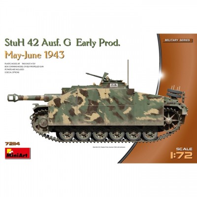[ܼ] BE72114 [Miniart] BE72114 1/72 StuH 42 Ausf.G Early Prod