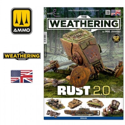 [ܼ] CG4537 [MIG AMMO] CG4537 THE WEATHERING MAGAZINE 38 - Rust 2.0 (English)