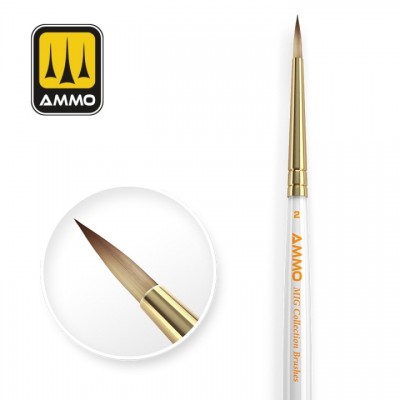 [ܼ] CG8716 [MIG AMMO] CG8716 AMMO MIG Collection Brushes Conical 2ȣ