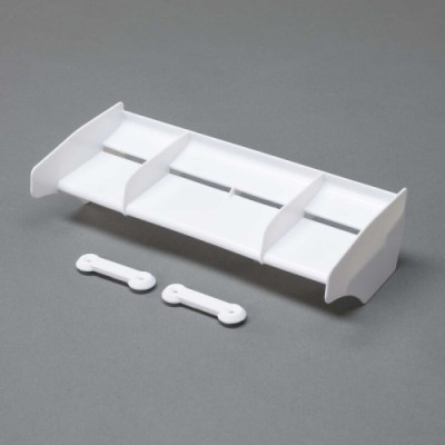 [ܼ] LOS240028 [TEAM LOSI] LOS240028 Wing, White: 8X, 8XE, 8XT