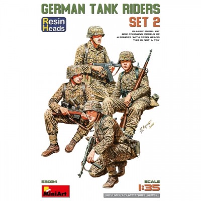 [ܼ] BE53024 [Miniart] BE53024 1/35 German Tank Riders Set 2