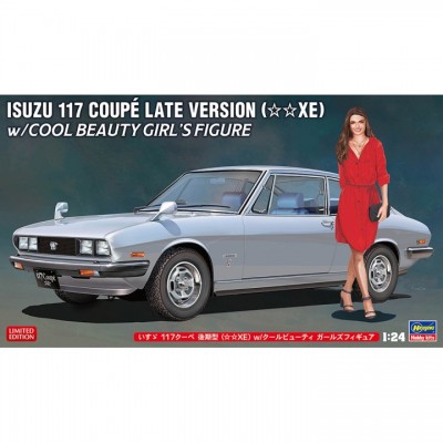 [ܼ] BH52404 [Hasegawa] BH52404 1/24 SP604 Isuzu 117 Coupe Late (XE) w/Cool Beauty Girls Figure